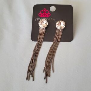 NWT Rhinestone Bling Dangle Earrings Paparazzi